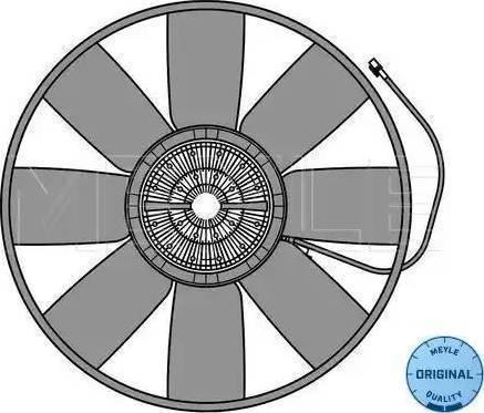 Meyle 12-14 234 0025 - Ventilators, Motora dzesēšanas sistēma xparts.lv