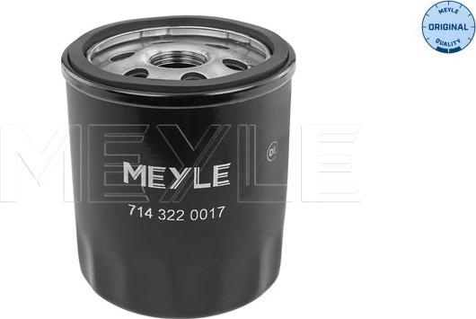 Meyle 714 322 0017 - Alyvos filtras xparts.lv