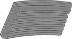 MGA CS30715 - V-Ribbed Belt xparts.lv
