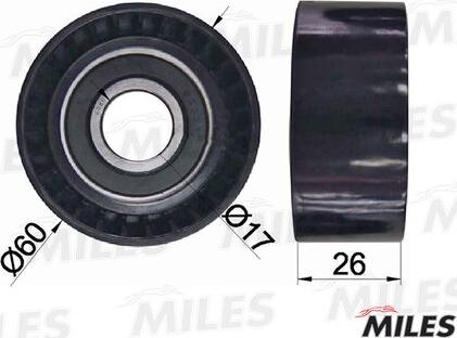 Miles AG03015 - Belt Tensioner, v-ribbed belt xparts.lv