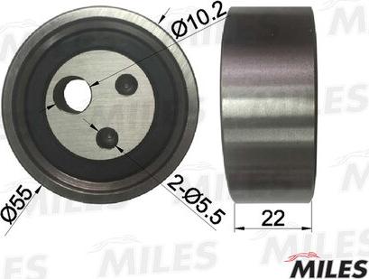 Miles AG02015 - Tensioner Pulley, timing belt xparts.lv