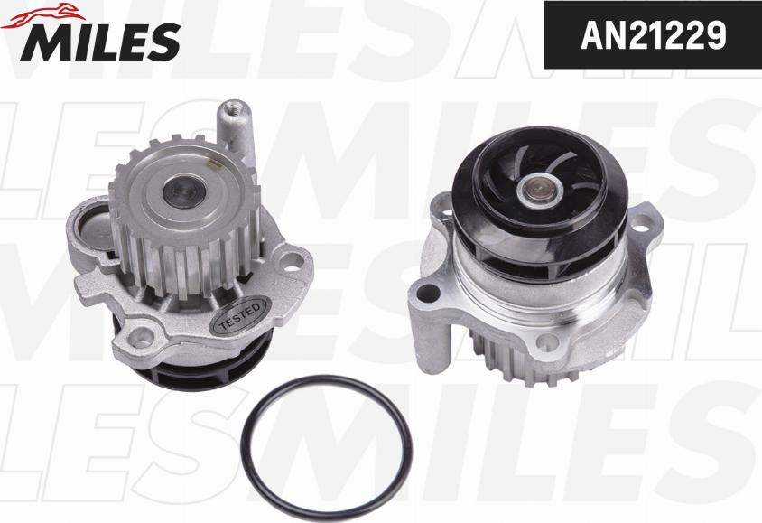 Miles AN21229 - Water Pump xparts.lv