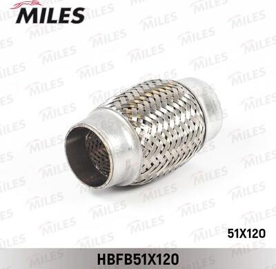 Miles HBFB51X120 - Gofrēta caurule, Izplūdes gāzu sistēma xparts.lv