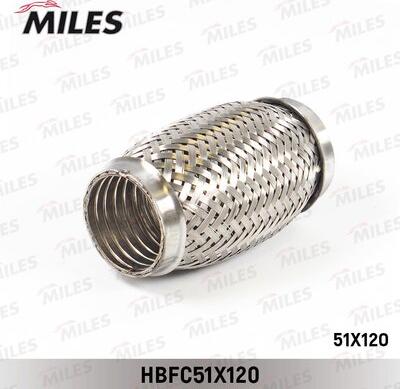 Miles HBFC51X120 - Gofrēta caurule, Izplūdes gāzu sistēma xparts.lv