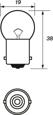 Motaquip VBU207 - Лампа накаливания, фонарь указателя поворота xparts.lv