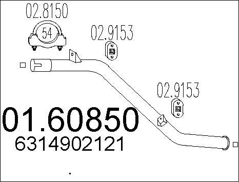 MTS 01.60850 - Izplūdes gāzu trokšņa slāpētājs (pēdējais) xparts.lv
