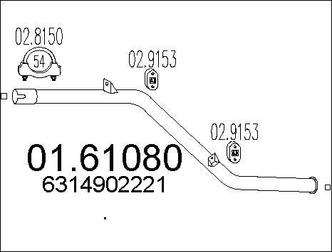 MTS 01.61080 - Izplūdes gāzu trokšņa slāpētājs (pēdējais) xparts.lv