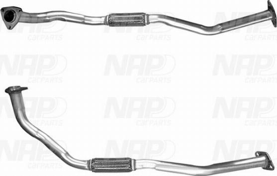 NAP CAC10031 - Exhaust Pipe xparts.lv