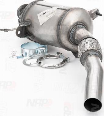 NAP CAD10037 - Soot / Particulate Filter, exhaust system xparts.lv