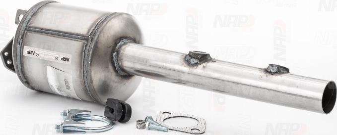 NAP CAD10228 - Сажевый / частичный фильтр, система выхлопа ОГ xparts.lv