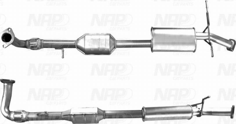 NAP CAK10350 - Katalizators xparts.lv