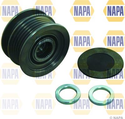 NAPA NOP1041 - Pulley, alternator, freewheel clutch xparts.lv