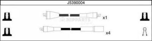 Nipparts J5390004 - Augstsprieguma vadu komplekts xparts.lv