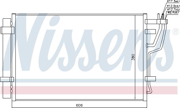 Nissens  940006 - Kondensators, Gaisa kond. sistēma xparts.lv