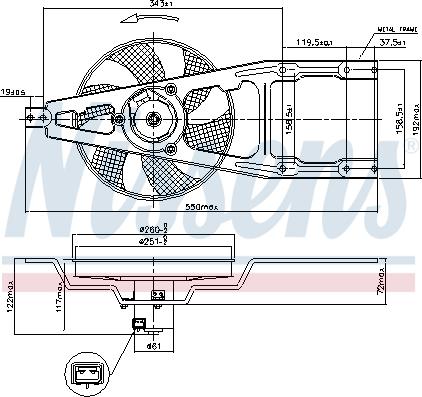 Nissens 85139 - Ventilators, Motora dzesēšanas sistēma xparts.lv