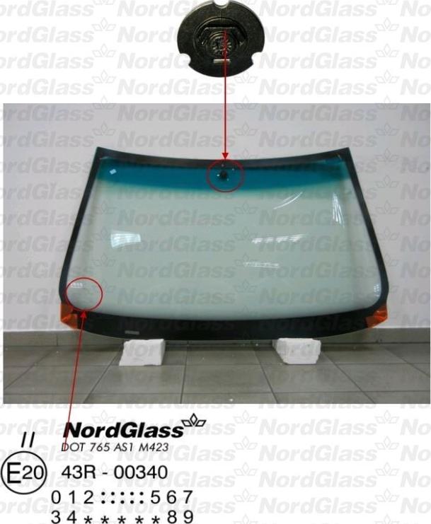 NordGlass 4045078 - Windscreen xparts.lv