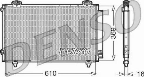 NPS DCN50008 - Condenser, air conditioning xparts.lv