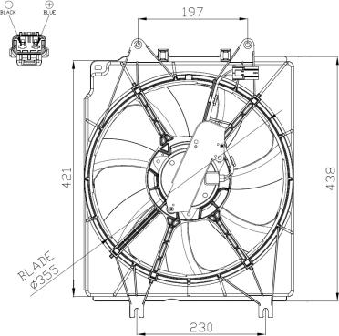 NRF 47934 - Ventilators, Motora dzesēšanas sistēma xparts.lv