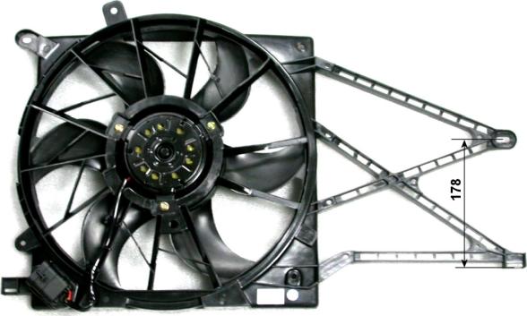 NRF 47582 - Fan, radiator xparts.lv