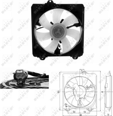 NRF 47695 - Ventilators, Motora dzesēšanas sistēma xparts.lv