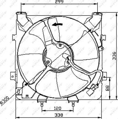 NRF 47041 - Ventilators, Motora dzesēšanas sistēma xparts.lv