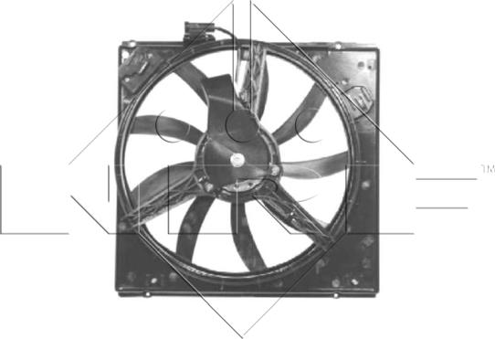 NRF 47052 - Вентилятор, охлаждение двигателя xparts.lv