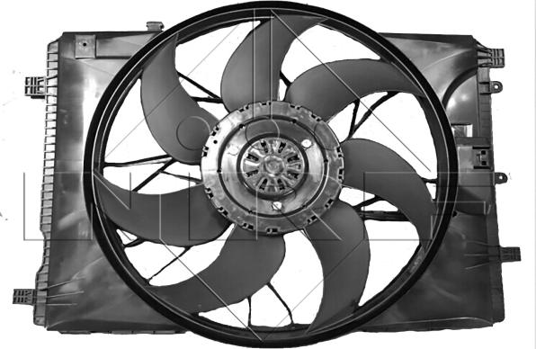 NRF 47847 - Fan, radiator xparts.lv