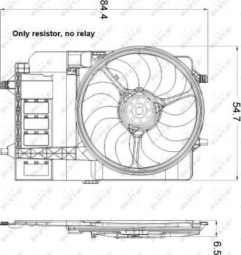 NRF 47301 - Ventilators, Motora dzesēšanas sistēma xparts.lv