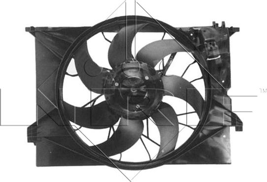 NRF 47298 - Fan, radiator xparts.lv