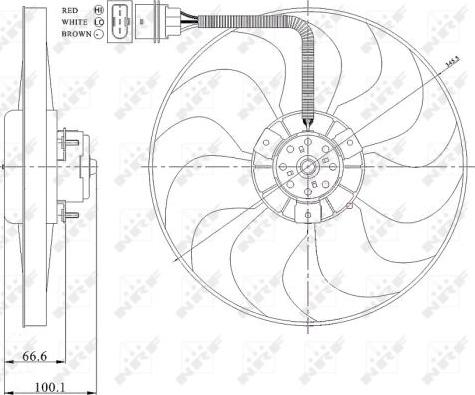 NRF 47204 - Ventilators, Motora dzesēšanas sistēma xparts.lv