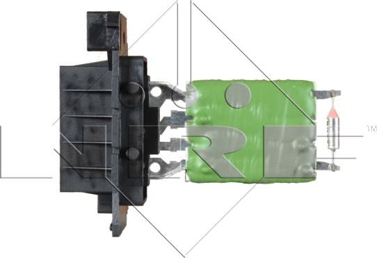 NRF 342041 - Resistor, interior blower xparts.lv