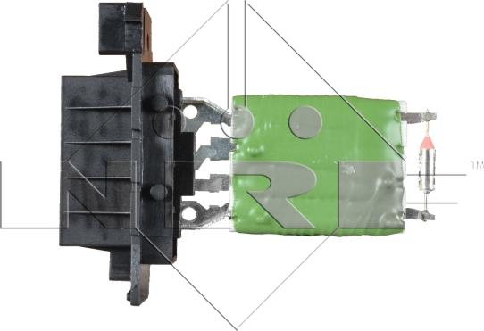 NRF 342012 - Resistor, interior blower xparts.lv