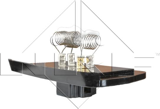 NRF 342017 - Resistor, interior blower xparts.lv