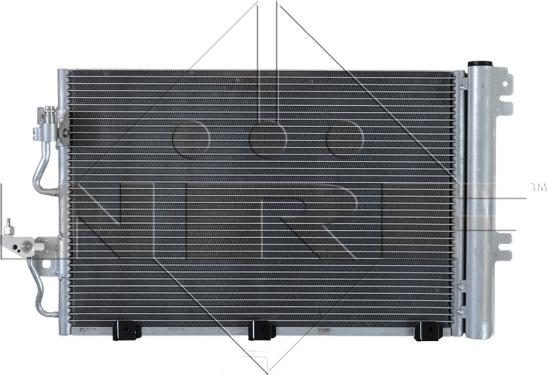 NRF 35555 - Condenser, air conditioning xparts.lv