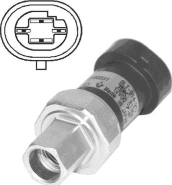 NRF 38944 - Пневматический выключатель, кондиционер xparts.lv