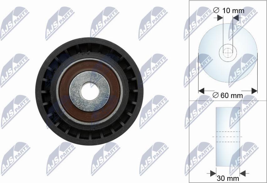 NTY RNK-CT-066 - Deflection / Guide Pulley, timing belt xparts.lv