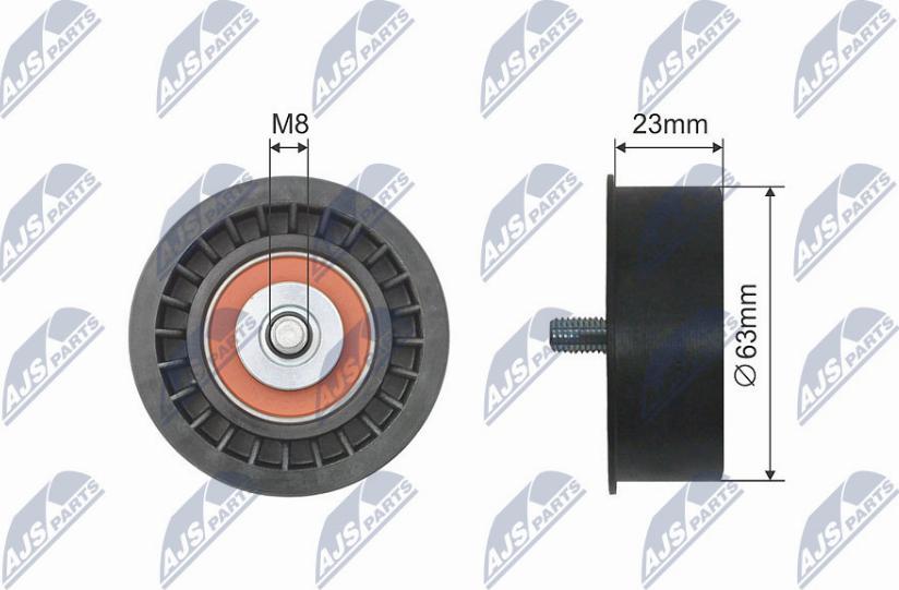 NTY RNK-PL-019 - Deflection / Guide Pulley, timing belt xparts.lv