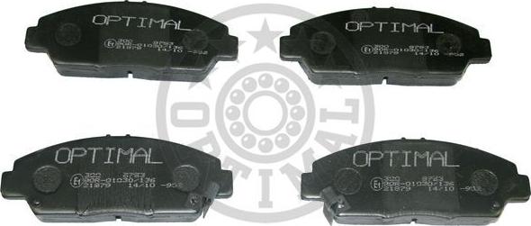 Optimal 9793 - Brake Pad Set, disc brake xparts.lv