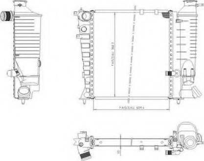Ordonez 1020853809 - Radiators, Motora dzesēšanas sistēma xparts.lv
