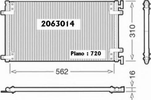 Ordonez 2063014 - Kondensators, Gaisa kond. sistēma xparts.lv