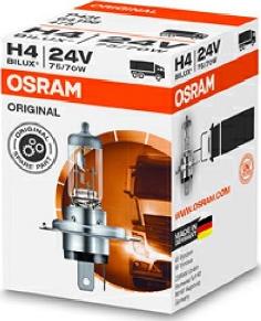 Osram 64196 - H4 AUTOLAMPA 75-70W 24V 64196 P43t xparts.lv