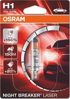 Osram 64150NL-01B - Лампа накаливания, фара дальнего света xparts.lv
