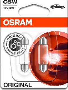 Osram 6418-02B - C5W AUTOLAMPA 5W 12V 36mm 6418-02B SV8.5-8 x2-KOMPL xparts.lv