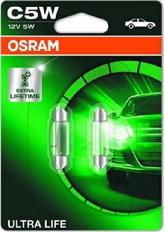 Osram 6418ULT-02B - Lemputė, valstybinio numerio apšvietimas xparts.lv