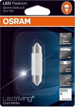 Osram 6436CW-01B - Kvēlspuldze, Salona telpas apgaismojums xparts.lv