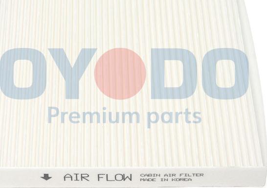 Oyodo 40F0020-OYO - Filtrs, Salona telpas gaiss xparts.lv