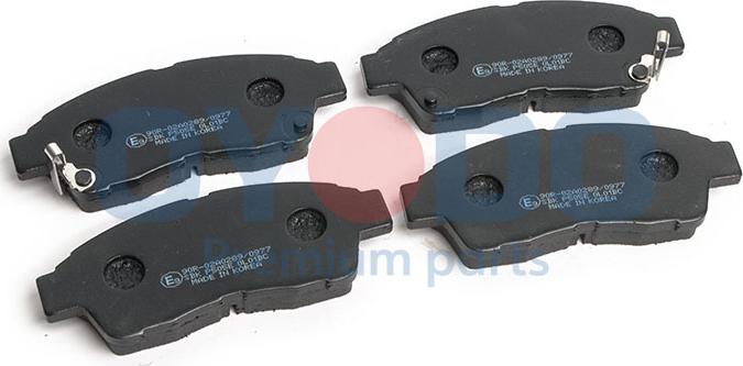 Oyodo 10H2028-OYO - Brake Pad Set, disc brake xparts.lv