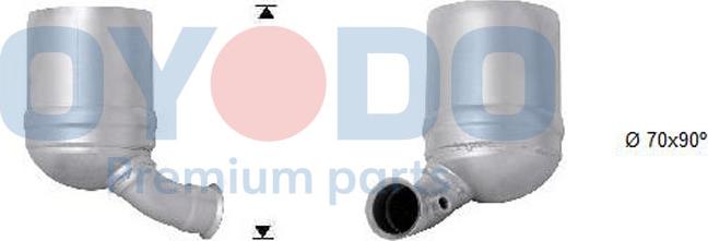 Oyodo 20N0012-OYO - Сажевый / частичный фильтр, система выхлопа ОГ xparts.lv