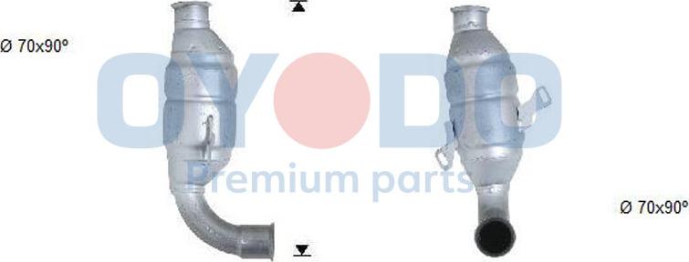 Oyodo 20N0089-OYO - Catalytic Converter xparts.lv
