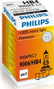 PHILIPS 9006PRC1 - Kvēlspuldze, Tālās gaismas lukturis xparts.lv